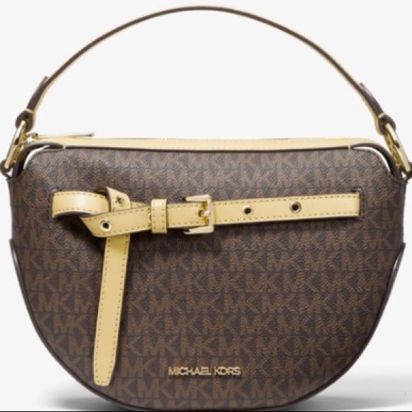 Michael Kors Handbags - Michael Kors Emilia Medium Logo Shoulder Bag